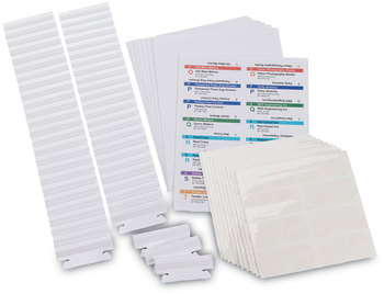 Smead™ Viewables® Hanging Folder Tabs and Labels Complete Bulk Pack Refill, 1/3-Cut, Assorted Colors, 3.5" Wide, 100/Box