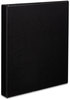 A Picture of product AVE-07301 Avery® Durable Non-View Binder with DuraHinge® and EZD® Rings 3 1" Capacity, 11 x 8.5, Black, (7301)
