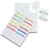 A Picture of product SMD-64912 Smead™ Viewables® Hanging Folder Tabs and Labels Quick-Fold with 1/3-Cut, White, 3.5" Wide, 45/Pack
