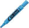 A Picture of product AVE-07746 Avery® HI-LITER® Desk-Style Highlighters Light Blue Ink, Chisel Tip, Blue/Black Barrel, Dozen