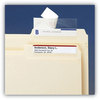 A Picture of product SMD-67600 Smead™ Seal & View® Clear Label Protector and File Folder Laminate, 3.5 x 1.69, 100/Pack