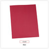 A Picture of product UNV-57118 Universal® Two-Pocket Portfolios with Prong Fasteners Tang 0.5" Capacity, 11 x 8.5, Red, 25/Box