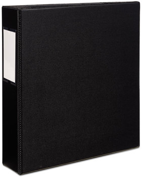 Avery® Durable Non-View Binder with DuraHinge® and EZD® Rings 3 2" Capacity, 11 x 8.5, Black, (8502)