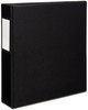 A Picture of product AVE-08502 Avery® Durable Non-View Binder with DuraHinge® and EZD® Rings 3 2" Capacity, 11 x 8.5, Black, (8502)