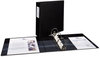 A Picture of product AVE-08702 Avery® Durable Non-View Binder with DuraHinge® and EZD® Rings 3 3" Capacity, 11 x 8.5, Black, (8702)