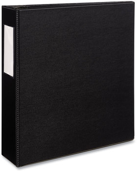 Avery® Durable Non-View Binder with DuraHinge® and EZD® Rings 3 3" Capacity, 11 x 8.5, Black, (8702)