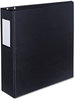 A Picture of product AVE-08728 Avery® Durable Non-View Binder with DuraHinge® and Slant Rings 3 3" Capacity, 11 x 8.5, Black, (8728)