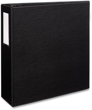 Avery® Durable Non-View Binder with DuraHinge® and EZD® Rings 3 4" Capacity, 11 x 8.5, Black, (8802)