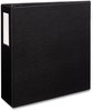A Picture of product AVE-08802 Avery® Durable Non-View Binder with DuraHinge® and EZD® Rings 3 4" Capacity, 11 x 8.5, Black, (8802)