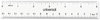 A Picture of product UNV-59025 Universal® Clear Plastic Ruler Standard/Metric, 6" Long, 2/Pack