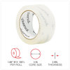 A Picture of product UNV-63000 Universal® General-Purpose Box Sealing Tape 3" Core, 1.88" x 60 yds, Clear, 6/Pack