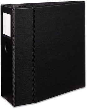 Avery® Durable Non-View Binder with DuraHinge® and EZD® Rings 3 5" Capacity, 11 x 8.5, Black, (8901)