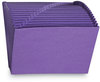 A Picture of product SMD-70721 Smead™ Heavy-Duty Indexed Expanding Open Top Color Files 21 Sections, 1/21-Cut Tabs, Letter Size, Purple