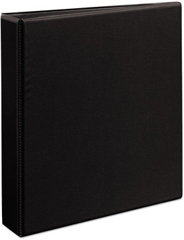 Avery® Durable View Binder with DuraHinge® and EZD® Rings 3 1.5" Capacity, 11 x 8.5, Black, (9400)