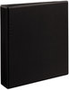 A Picture of product AVE-09400 Avery® Durable View Binder with DuraHinge® and EZD® Rings 3 1.5" Capacity, 11 x 8.5, Black, (9400)