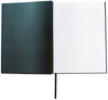 A Picture of product UNV-66352 Universal® Casebound Hardcover 1-Subject Notebook, Wide/Legal Rule. Dark Blue Linen Cover. 10.25 X 7.63 in. sheets. 150 pages/notebook.