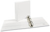 A Picture of product AVE-09501 Avery® Durable View Binder with DuraHinge® and EZD® Rings 3 2" Capacity, 11 x 8.5, White, (9501)