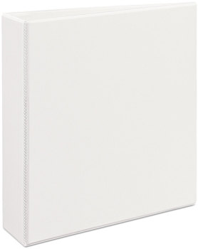 Avery® Durable View Binder with DuraHinge® and EZD® Rings 3 2" Capacity, 11 x 8.5, White, (9501)