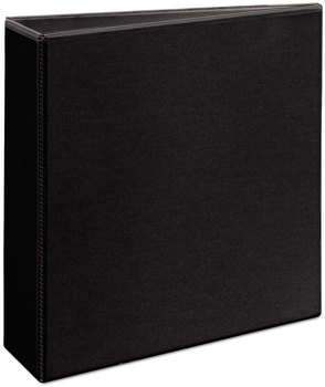Avery® Durable View Binder with DuraHinge® and EZD® Rings 3 3" Capacity, 11 x 8.5, Black, (9700)