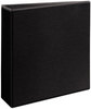 A Picture of product AVE-09700 Avery® Durable View Binder with DuraHinge® and EZD® Rings 3 3" Capacity, 11 x 8.5, Black, (9700)