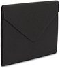 A Picture of product SMD-70920 Smead™ Soft Touch Cloth Expanding Files 2" Expansion, 1 Section, Snap Closure, Letter Size, Black