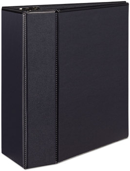 Avery® Durable View Binder with DuraHinge® and EZD® Rings 3 5" Capacity, 11 x 8.5, Black, (9900)