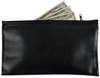 A Picture of product UNV-69021 Universal® Zippered Wallets/Cases Leatherette PU, 11 x 6, Black, 2/Pack