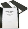 A Picture of product UNV-71000 Universal Weekly Planner 11 x 8, Black Cover, 14-Month, Dec 2023 to Jan 2025