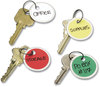 A Picture of product AVE-11026 Avery® Key Tags with Split Ring 1.25" dia, Assorted Colors, 50/Pack