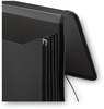 A Picture of product SMD-71500 Smead™ Poly Premium Wallets 5.25" Expansion, 1 Section, Elastic Cord Closure, Letter Size, Black