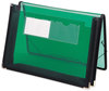 A Picture of product SMD-71951 Smead™ Poly Wallets 2.25" Expansion, 1 Section, Elastic Cord Closure, Letter Size, Translucent Green