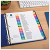 A Picture of product AVE-11084 Avery® Customizable Table of Contents Ready Index® Multicolor Dividers with Printable Section Titles Tabs, 31-Tab, 1 to 31, 11 x 8.5, White, Set