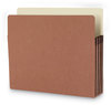 A Picture of product SMD-73205 Smead™ 100% Recycled Top Tab File Pockets 3.5" Expansion, Letter Size, Redrope, 25/Box