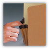 A Picture of product SMD-73205 Smead™ 100% Recycled Top Tab File Pockets 3.5" Expansion, Letter Size, Redrope, 25/Box