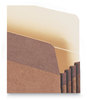 A Picture of product SMD-73205 Smead™ 100% Recycled Top Tab File Pockets 3.5" Expansion, Letter Size, Redrope, 25/Box