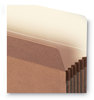 A Picture of product SMD-73206 Smead™ 100% Recycled Top Tab File Pockets 5.25" Expansion, Letter Size, Redrope, 10/Box