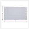 A Picture of product UNV-74146 Universal® Continuous Postcards Pin-Fed, 4 x 6, White, 4,000/Carton
