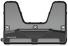 A Picture of product UNV-74325 Universal® Deluxe Power Assist Three-Hole Punch 30-Sheet 7 mm Holes, Black