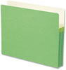 A Picture of product SMD-73216 Smead™ Colored File Pockets 1.75" Expansion, Letter Size, Green