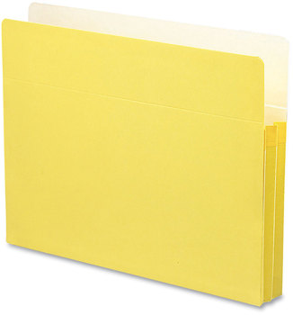Smead™ Colored File Pockets 1.75" Expansion, Letter Size, Yellow