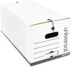 A Picture of product UNV-75120 Universal® Economical Easy Assembly Storage Files Letter White, 12/Carton