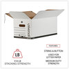 A Picture of product UNV-75121 Universal® Deluxe Quick Set-up String-and-Button Boxes Letter Files, White, 12/Carton