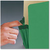 A Picture of product SMD-73226 Smead™ Colored File Pockets 3.5" Expansion, Letter Size, Green