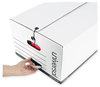 A Picture of product UNV-75131 Universal® Deluxe Quick Set-up String-and-Button Boxes Legal Files, White, 12/Carton