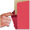 A Picture of product SMD-73231 Smead™ Colored File Pockets 3.5" Expansion, Letter Size, Red