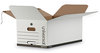 A Picture of product UNV-75131 Universal® Deluxe Quick Set-up String-and-Button Boxes Legal Files, White, 12/Carton