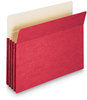 A Picture of product SMD-73231 Smead™ Colored File Pockets 3.5" Expansion, Letter Size, Red