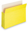 A Picture of product SMD-73233 Smead™ Colored File Pockets 3.5" Expansion, Letter Size, Yellow