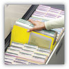 A Picture of product SMD-73233 Smead™ Colored File Pockets 3.5" Expansion, Letter Size, Yellow