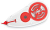 A Picture of product UNV-75606 Universal® Correction Tape Dispenser Non-Refillable, White Applicator, 0.2" x 315", 6/Pack